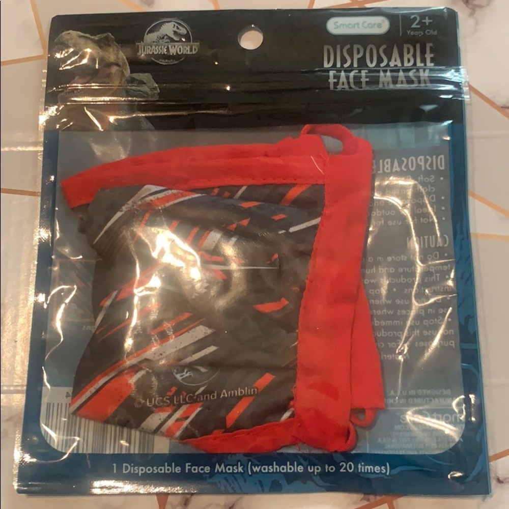 Jurassic World Kids Face Mask